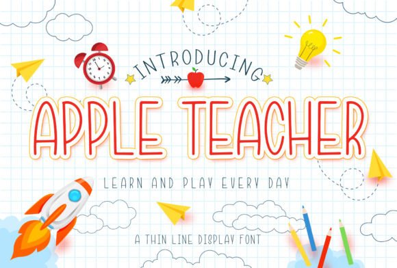 Apple Teacher Font for Web Design Projects