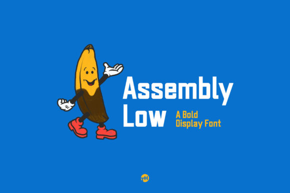 Assembly Low: A Bold Display Font for Web Design