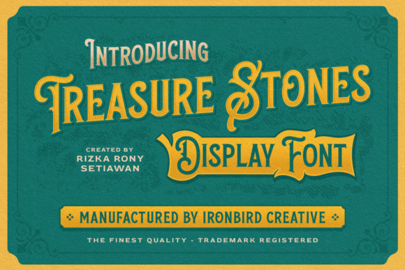Boost Your Campaign with the Bold Treasure Stones Font