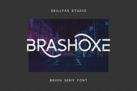 Brashoxe: A Modern Display Font for Professional Branding