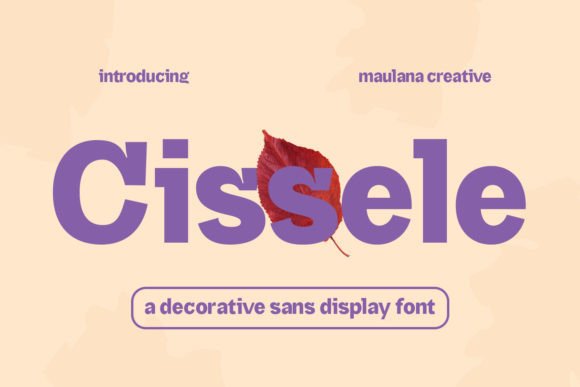 Cissele: A Modern Display Font for Eye-Catching Campaigns