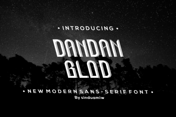 Dandan Bold: A Display Font with Editorial Charm