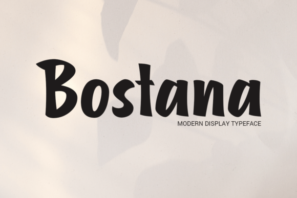 Discover Bostana: A Playful Display Font for Modern Web Design