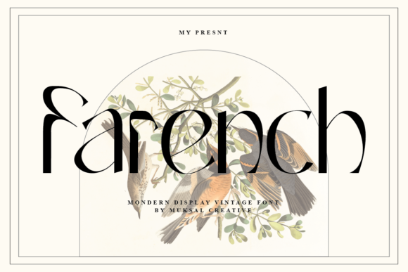 Farench Font for Handmade and Craft Projects