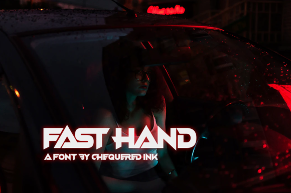 Fast Hand: A Modern Display Font for Digital Creatives