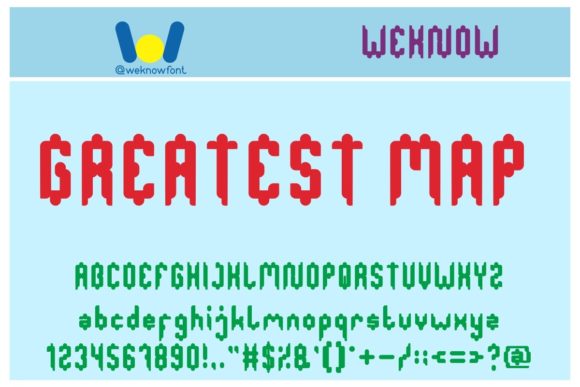 Greatest Map Font for Professional Branding