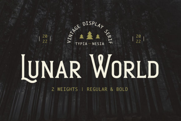 Lunar World Font for Editorial Design