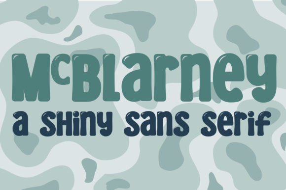 McBlarney: A Lucky Display Font for Handmade Creations