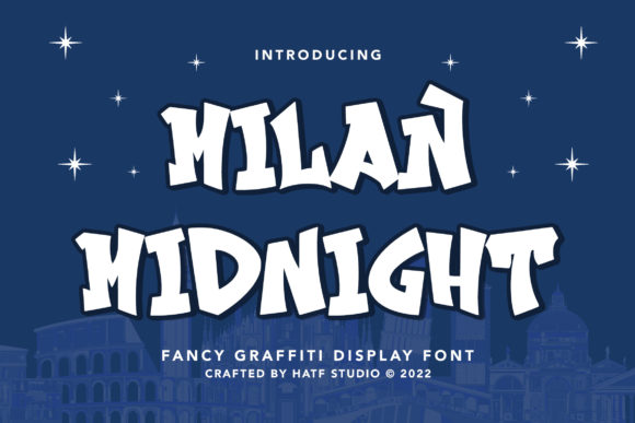 Milan Midnight: A Freestyle Display Font for Bold Web Design