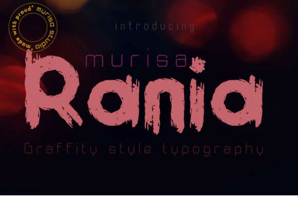 Murisa Rania: A Brushstroke Font for Modern Editorial Design