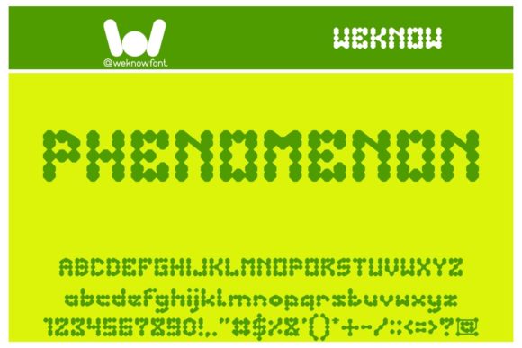 Phenomenon Font for Web Design Projects