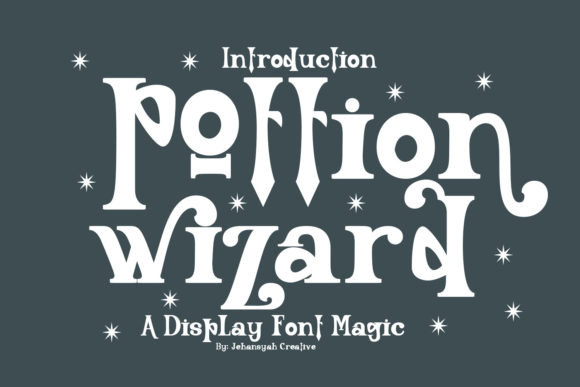 Pottion Wizard Font Review: A Playful Display Typeface for Branding