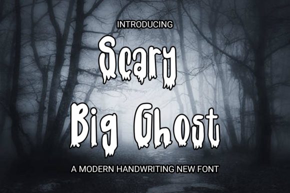 Scary Big Ghost Font for Business Branding