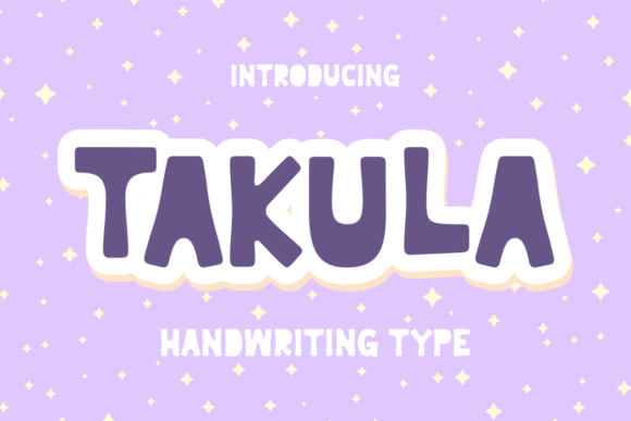 Takula: A Whimsical Font for Polished Branding