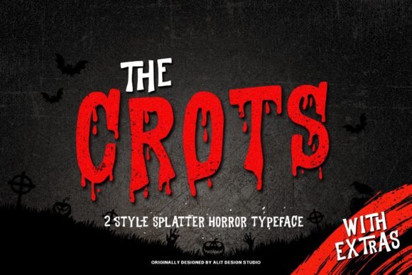 The Crots: A Spooky Display Font for Web Design