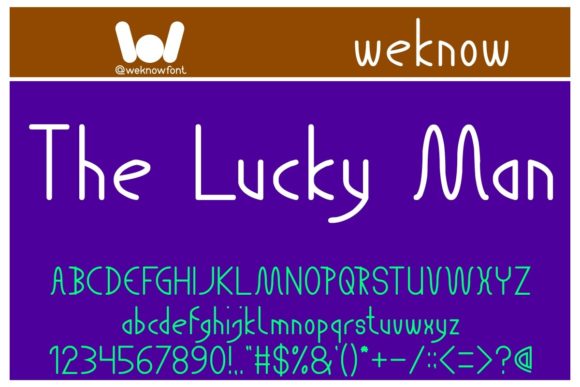 The Lucky Man Font: A Marketer's Secret Weapon for Bold Visuals