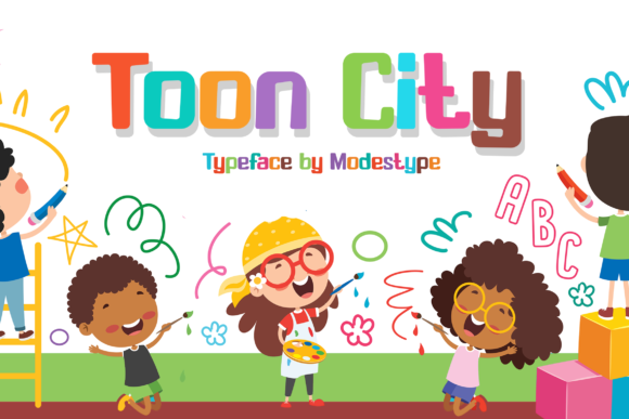 Toon City: A Playful Font for Creative Makers
