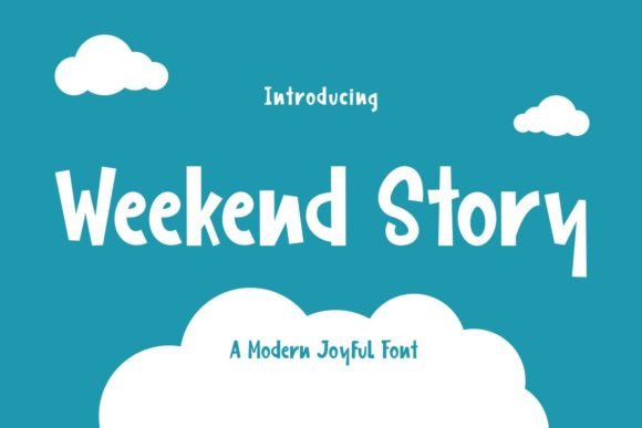 Weekend Story: A Quirky Display Font for Web Design