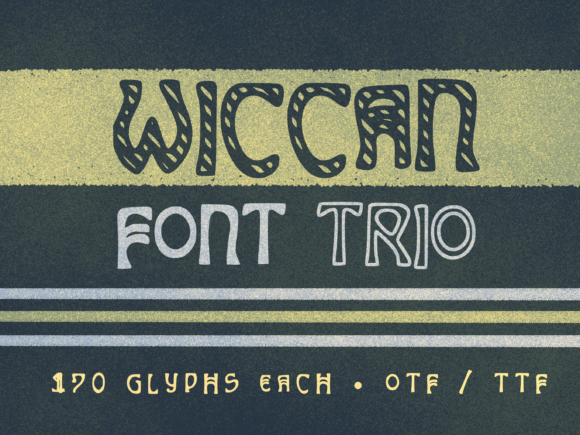 Wiccan Trio Font for Professional Branding