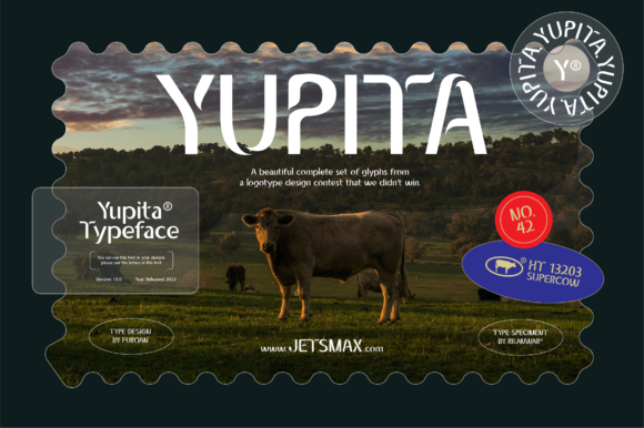 Yupita: A Stylish Display Font for Bold Branding