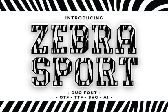 Zebra Sport: A Unique Display Font for Web Design